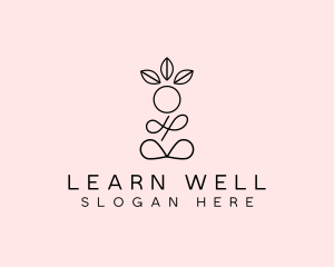 Nature Yoga Wellness logo design