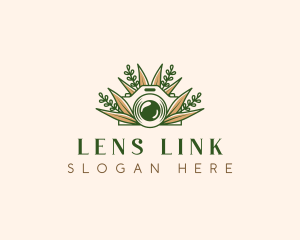 Camera Lens Photography logo design