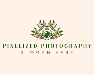 Camera Lens Photography logo design