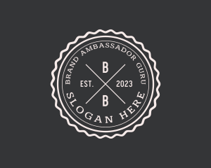 Hipster Stamp Studio logo design