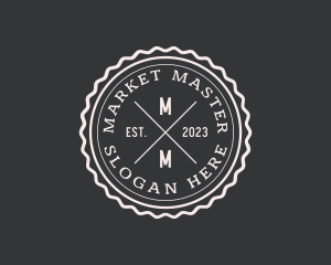 Hipster Stamp Studio logo design