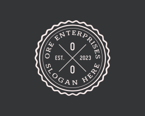 Hipster Stamp Studio logo design