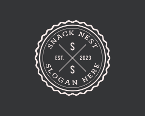 Hipster Stamp Studio logo design