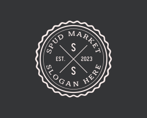 Hipster Stamp Studio logo design