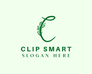 Natural Elegant Letter C logo design