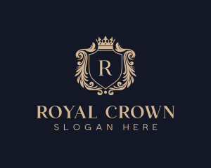 Royal Crown Shield logo design