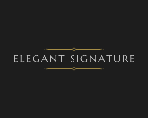 Elegant Business Firm logo design