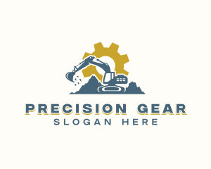 Industrial Heavy Equipment Excavator logo