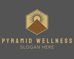 Egyptian Pyramid Structure logo