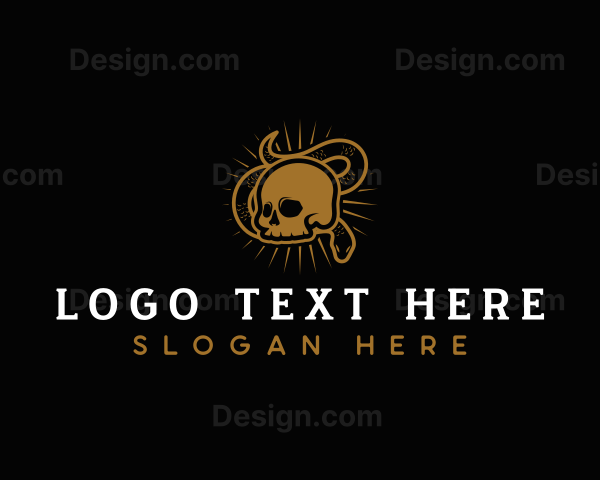 Snake Venom Skeleton Logo