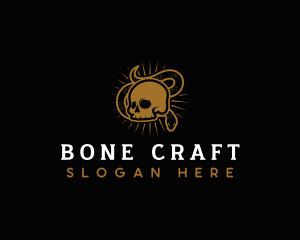 Snake Venom Skeleton logo design