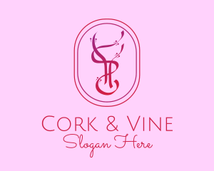 Deluxe Wine Bar  logo design