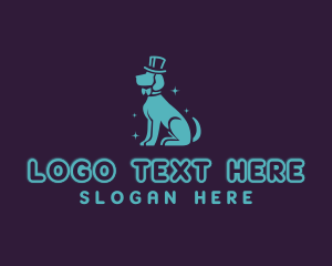 Pet Grooming Dog logo