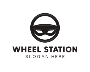 Mask Steering Wheel logo