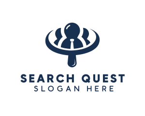 HR Job Search logo design