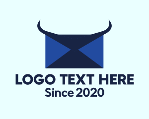 Blue Horns Mail logo