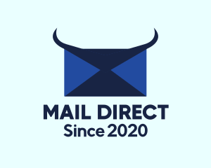 Blue Horns Mail logo