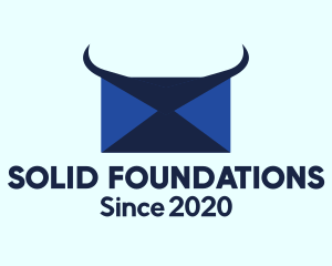 Blue Horns Mail logo