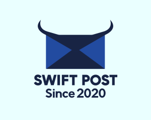 Blue Horns Mail logo