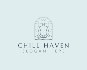 Yoga Meditation Wellness logo design