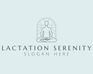 Yoga Meditation Wellness logo design