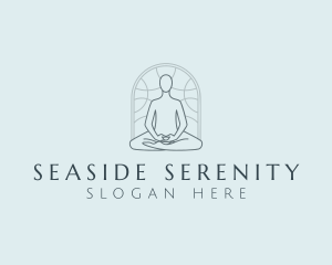 Yoga Meditation Wellness logo design