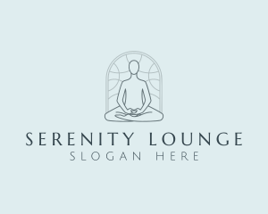 Yoga Meditation Wellness logo design