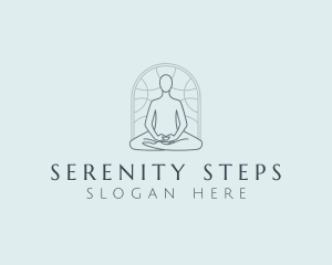 Yoga Meditation Wellness logo design