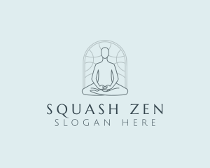 Yoga Meditation Wellness logo design