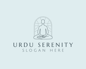 Yoga Meditation Wellness logo design