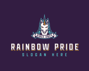 Unicorn Gamer Clan logo design