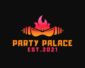 Party Shades Headphone logo design