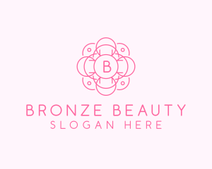 Flower Beauty Cosmetics  logo design