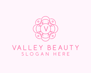 Flower Beauty Cosmetics  logo design