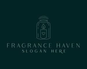 Wax Scented Candle logo design