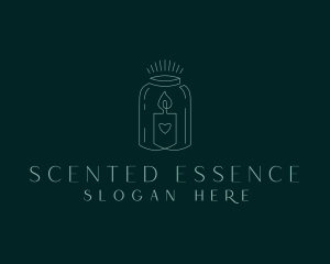 Wax Scented Candle logo design