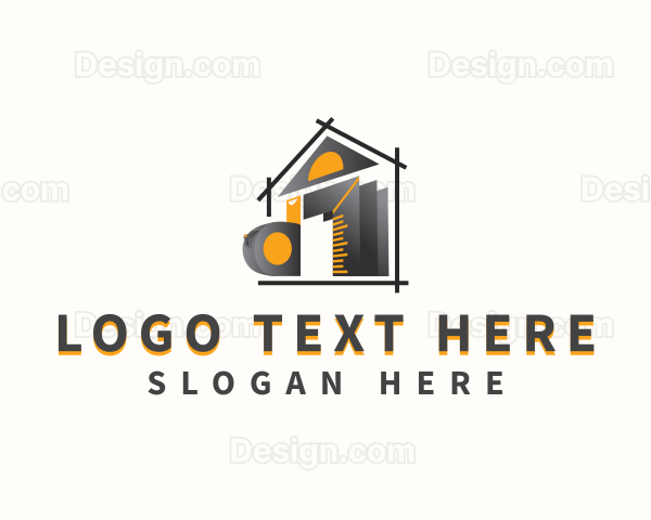 House Construction Tools Logo