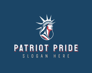 Liberty American Patriot logo design