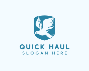 Blue Bird Hawk logo design