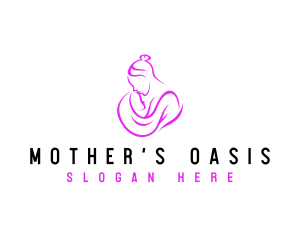 Mother Child Infant logo design