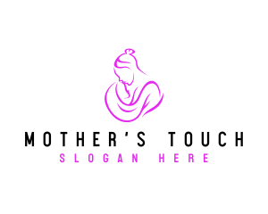 Mother Child Infant logo design