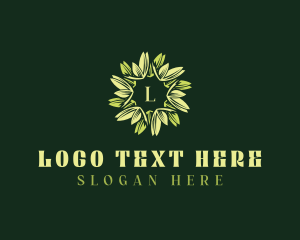 Botanical Leaves Garden logo