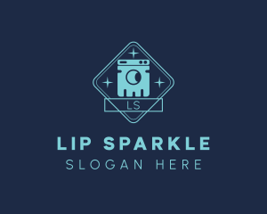 Sparkle Laundry Appliance  logo design