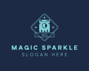 Sparkle Laundry Appliance  logo design