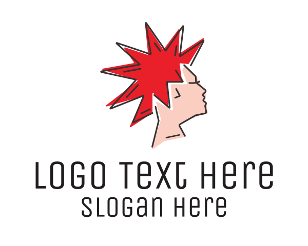 Hair Color logo example 2