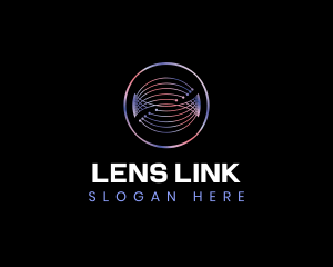 Link Technology Network logo design