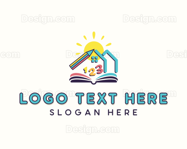 Daycare Nursery Book Logo