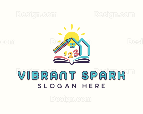 Daycare Nursery Book Logo