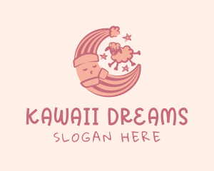 Sheep Moon Pajamas logo design