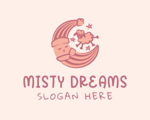 Sheep Moon Pajamas logo design